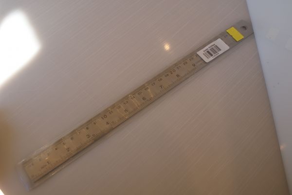 S Steel 12 inch Rule